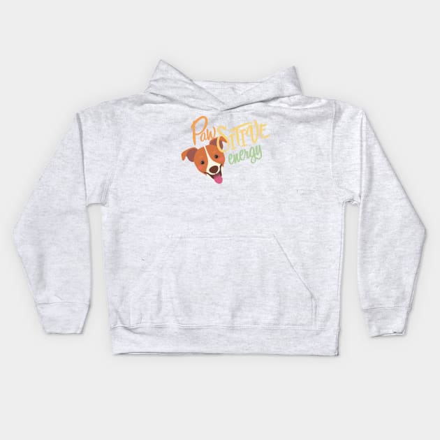 PawSitive energy! Kids Hoodie by cartoon.animal